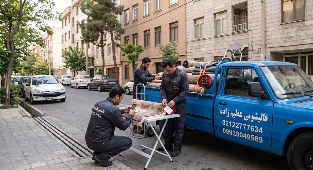 قالیشویی در بلوار فردوس