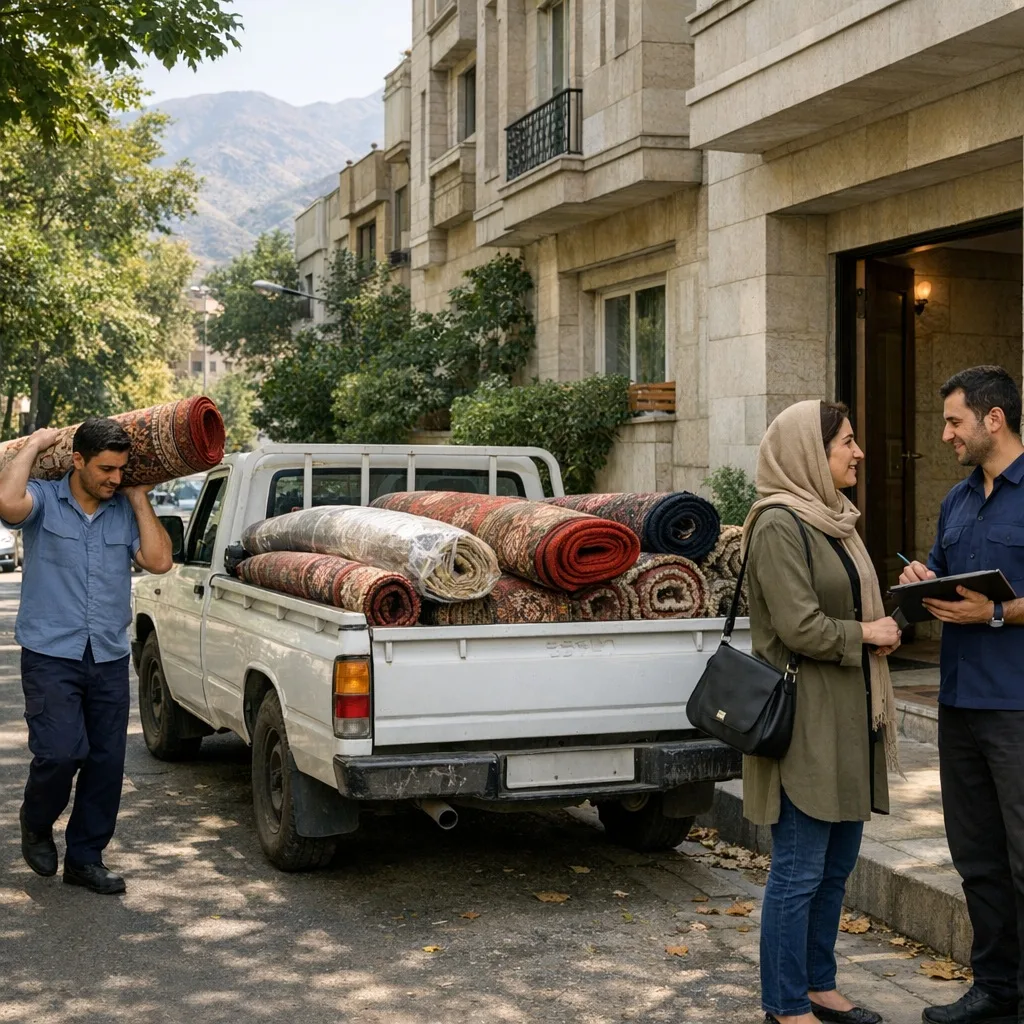 قالیشویی در تجریش