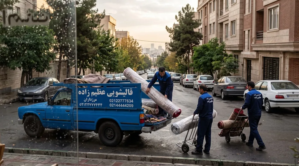 قالیشویی در مرزداران