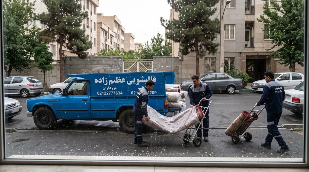 قالیشویی در مرزداران