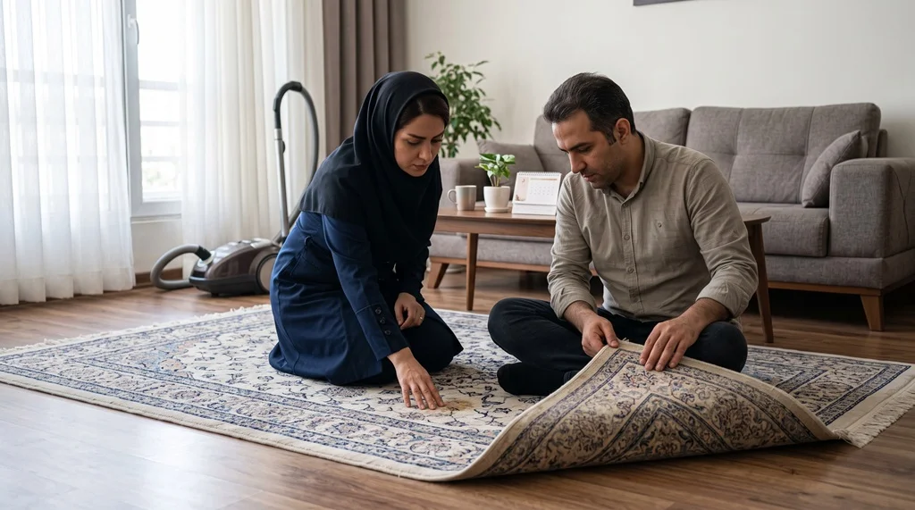 فرش را هر چند وقت یکبار بشوییم
